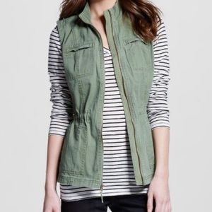 Merona utility green vest xl